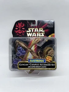 Star Wars Episode 1 Gungan Catapult Accessory Set w/ Electronic Lights 1999 READ - Picture 1 of 6