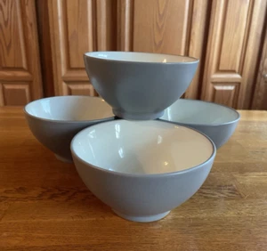 Noritake Colorwave 4 Slate Gray 5107 Rice Soup Cereal Bowls New 5 3/4"D - Picture 1 of 4