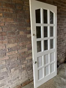 wooden front door with keys - Picture 1 of 7