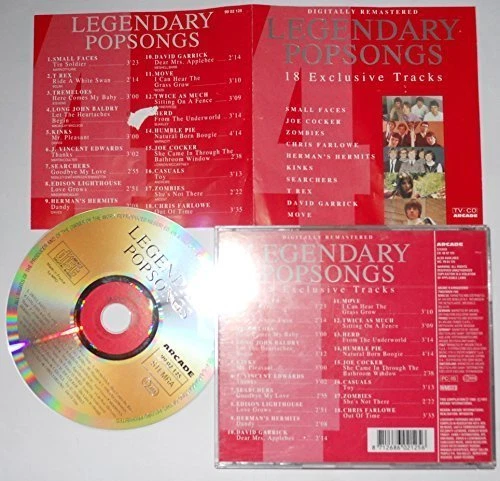 Legendary Pop Songs 4 Small Faces, T. Rex, Tremeloes, Long John Baldry, K.. [CD] - Bild 1 von 1