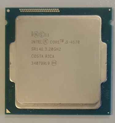 INTEL CORE i5 4570 3.20GHz SR14E 4 CORE PROCESSORE CPU SOCKET 1150/H3/LGA1150 - Immagine 1 di 2