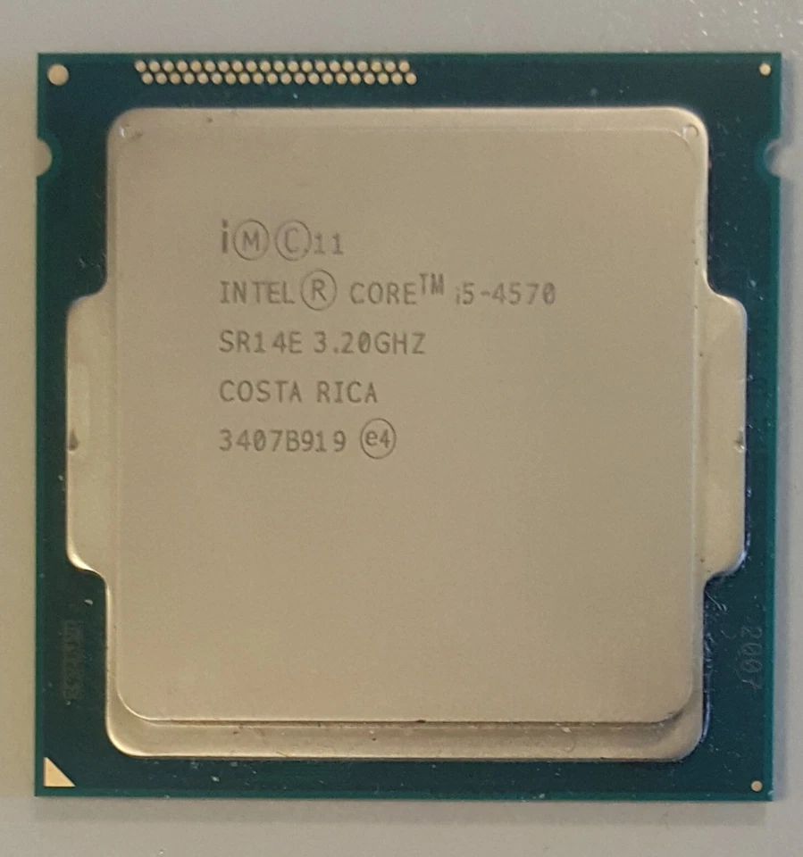 INTEL CORE i5 4570 3.20GHz SR14E 4 CORE PROCESSORE CPU SOCKET 1150/H3/LGA1150 - Immagine 1 di 2