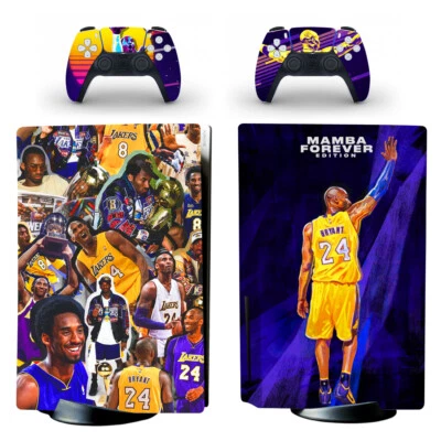 PS5 Standard Disc Console Skins Sticker Decal Legend Kobe Bryant KB Black Mamba - Image 1 of 2