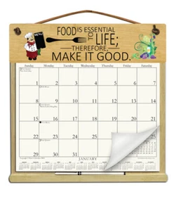 FOOD IS ESSENTIAL TO LIFE KALENDERHALTER - JEDES JAHR NACHFÜLLBAR! - Bild 1 von 1