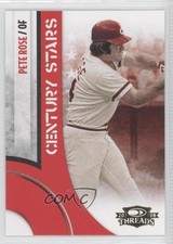 2008 Donruss Threads Century Stars Pete Rose #CS-7