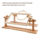 Holder Stand With Hoop Ring Embroidery Seat Frame Desktop Adjustable Lap Table