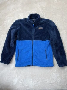 The North Face Campshire Giacca Ragazzo L Blu Pile Sherpa Full Zip Softshell - Foto 1 di 7