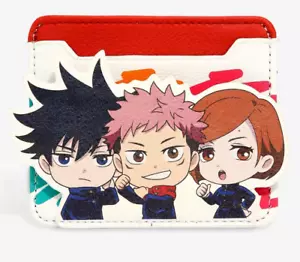 NEU Jujutsu Kaisen Chibi First Years Cardholder Geldbörse Münzbörse Boxlunch Anime - Bild 1 von 3