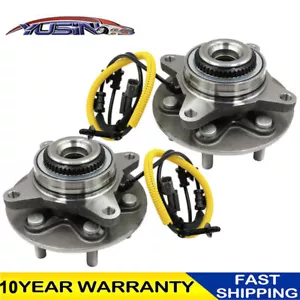 Par (2) conjunto de cojinetes buje de rueda delantera para Ford Expedition 2018 19 2020 6 lengüetas - Imagen 1 de 7