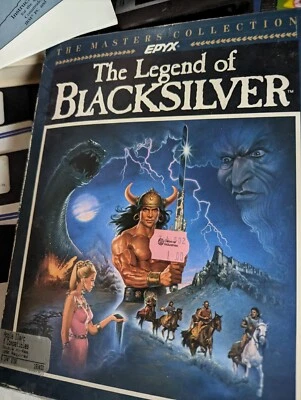 The Legend Of Blacksilver 1988 Apple II RPG Complete Epyx  - Image 1 of 4