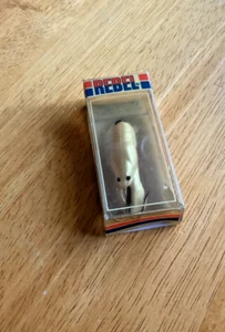 Vintage REBEL WEEDLESS CRAWFISH Ivory Bone Color Pattern in Original Box - RAR - Bild 1 von 4