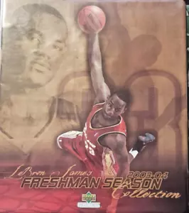 2003 LEBRON JAMES UPPER DECK FRESHMAN ROOKIE BASKETBALL 15 CARD SET WITH BINDER - Picture 1 of 11