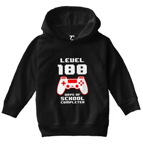 Level 100 Days Of School Completed - Student Gamer Toddler/Youth Hoodie - Picture 1 of 12