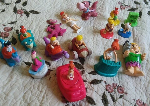 Hanna Barbera Flintstones Vintage Mixed Lot Of 15 Figures Cover