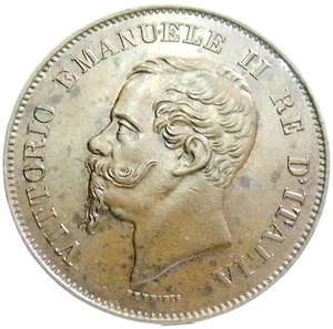 Savoia-Regno d'Italia (VITT.Emanuele II) 5 C. 1867 MILANO - Bild 1 von 8