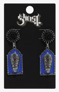 GHOST Papa Emeritus IV schwarze Rose Ohrhänger - Bild 1 von 2