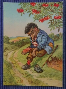 Old Postcard Ak Mecky Mecki Beschwerlich Often The Hiking Ist - Picture 1 of 2