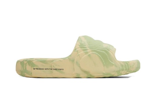 Adidas Adilette 22 Slide 7 UK GY1597 Magic Lime Foam Slide