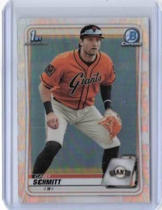 2020 Bowman Draft #BD-129 Casey Schmitt Chrome Refractor - Bild 1 von 2