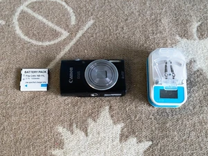 Canon PowerShot ELPH 135/ IXUS 147 16.0MP Digital Camera - Black Fully Working - Picture 1 of 17