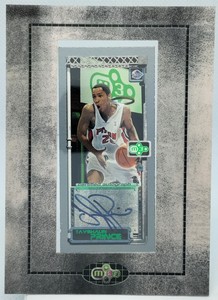 Tayshaun Prince Auto ROOKIE Matrix ON CARD 2003-04 Topps Autograph Framed Mini