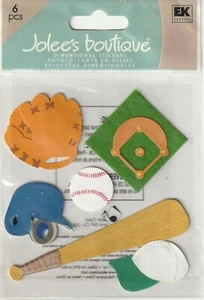 Jolee's Boutique 3-D Stickers KIDS SOFTBALL Baseball Theme 82659 Fast FREE Ship! - Picture 1 of 1