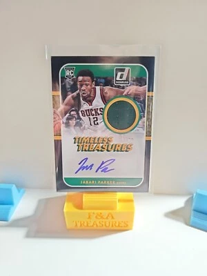 2014-15 Donruss Basketball Jabari Parker RC Timeless Treasures Auto Patch #14/99 - Image 1 of 3