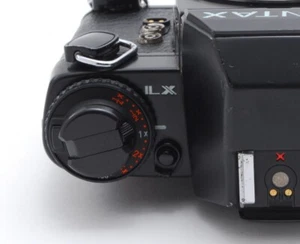 Pentax LX Late Model 35mm SLR Film Camera Black from RARE Color Dial Near Mint - Picture 1 of 18