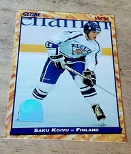 1995 Semic Globe VM'95 Saku Koivu Finland Card Montreal Canadians Rookie Card RC