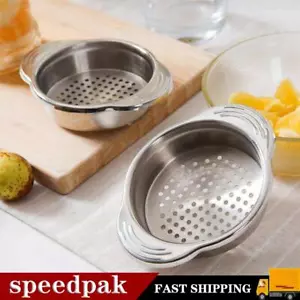 Steel Food Can Strainer Sieve Tuna Press Remover Drainer Sel New L9 - Picture 1 of 9