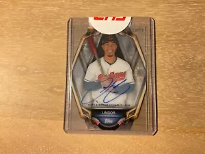 2019 Topps High Tek PortaiTek Francisco Lindor Auto 58/70 SP #PT-FL Cleveland - Foto 1 di 2