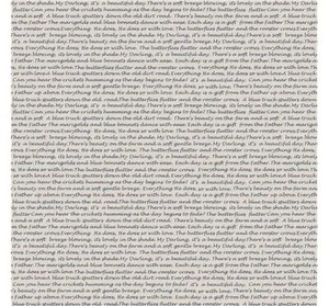 Hermoso Día Palabras Granja Henry Glass el patio x 43 pulgadas algodón - Imagen 1 de 1