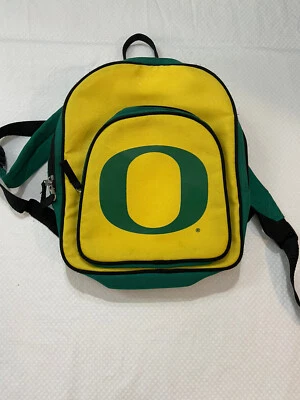 Mochila University of Oregon Mini O Logo verde/amarillo Foto 1 de 4
