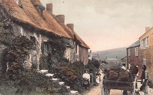 POSTCARD DORSET EYPE VILLAGE ANIMATED SCENE c 1906 - Picture 1 of 2