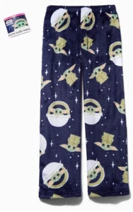 Star Wars Mandalorian plush sleep pajama pants Kids Large/extra Large - Picture 1 of 3