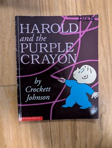 HAROLD AND THE PURPLE CRAYON by Crockett Johnson 1999 Scholastic Paperback - Picture 1 of 2