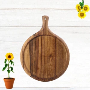 Salad Plate Porcelain Serving Tray Wooden Food Tray Wooden Dish Plate - Picture 1 of 11