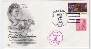 TurtlesTradingPost- Sybil Ludington 1975 FDC #1559 Artcraft Unofficial Southport - Picture 1 of 1