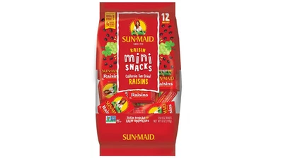 (2 Pack) Sun-Maid California Raisins Mini Snacks Bags, 6 Ounce - Image 1 of 4