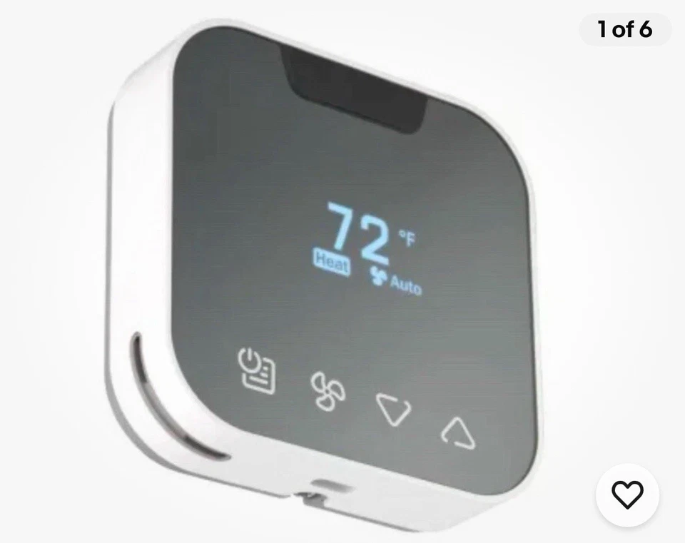 VTech W960 E-Smart Wireless Thermostat with Room Sensor - White - Image 1 of 1