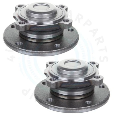 2x Para 05-12 Bmw 120I 125I 128I 130I 135I Conjunto de buje de cojinete de rueda delantera con ABS Foto 1 de 4