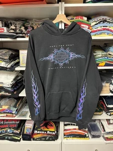 🔥 Vintage Harley Davidson Motorcycles Logo Flame Sleeve Hoodie 90s 🔥 XL - Bild 1 von 9