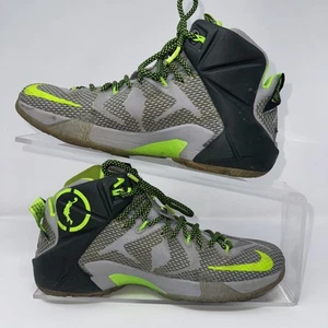 Größe 10 – Nike LeBron 12 Dunkman Herren Green Volt Basketballschuhe Dunk Man - Bild 1 von 6