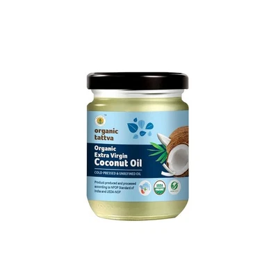 Organic Tattva Extra Virgin Coconut Oil (250 ml) - Image 1 of 4