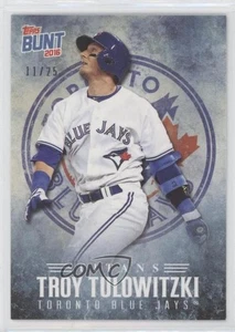 2016 Topps Bunt Titans Scratched /25 Troy Tulowitzki - Picture 1 of 3