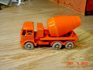 Matchbox 26 Foden Cement Mixer Fine Gray Plastic Wheels Lesney England 1/64 j852 - Picture 1 of 8
