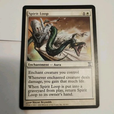 1x Spirit Loop Time Spiral MAGIC THE GATHERING MTG NEVER PLAYED WITH NEAR MINT - Image 1 of 4