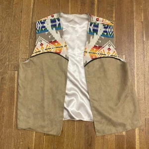 Southwestern Aztekenmuster Damen Western Weste Gr. XL ohne Größenetikett Markenlos - Bild 1 von 14