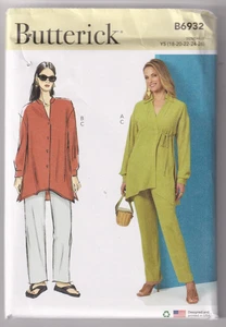 6932 BUTTERICK - Loose TOP & PANTS - Sz 18/20/22/24/26 - Picture 1 of 2