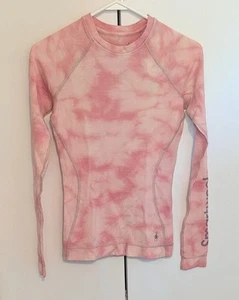 Smartwool Merino 250 Base Layer Crew Damen Größe XS Plant Dyed Rose Marble Wash - Bild 1 von 14